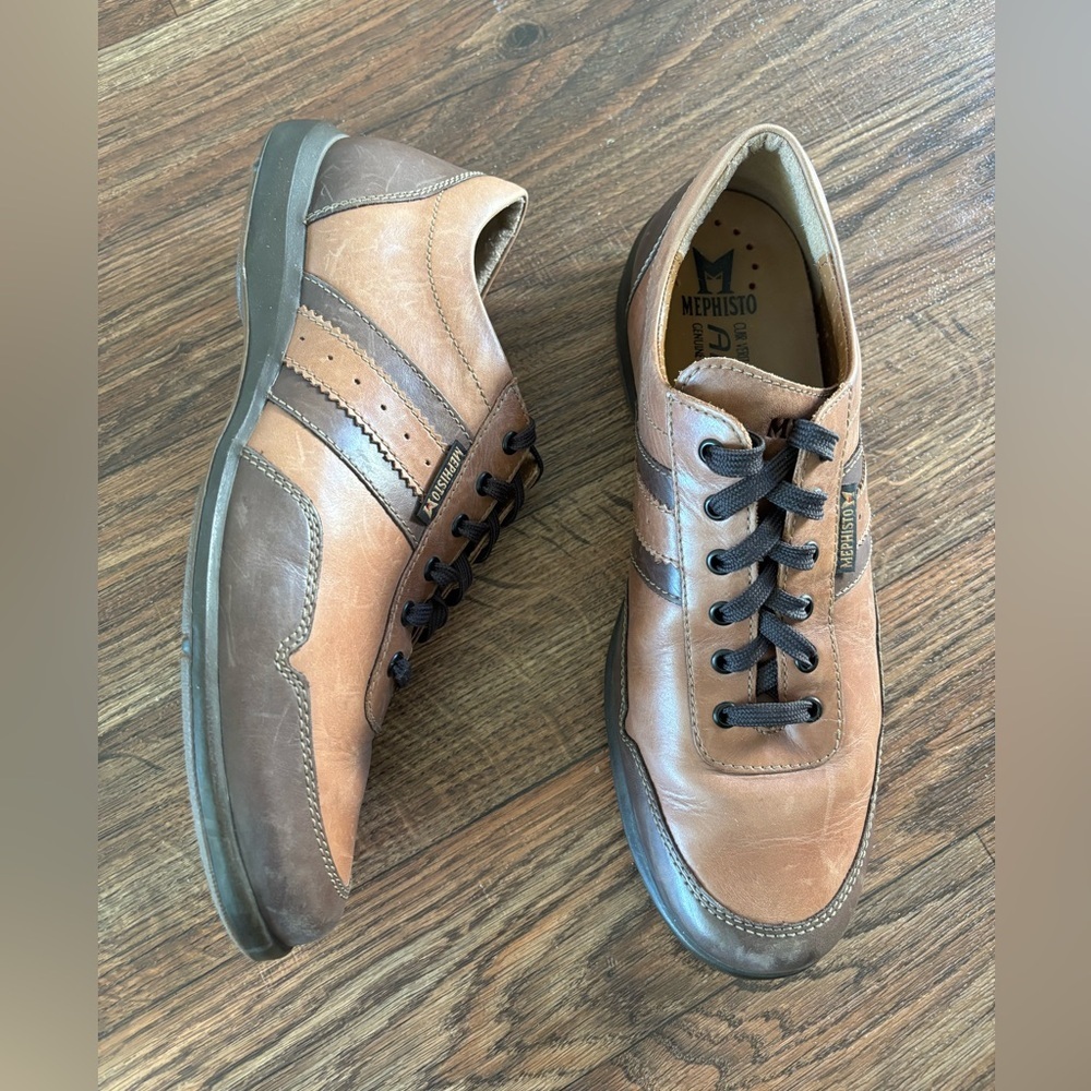 Mephisto Leather Bonito Man’s Lace Up Shoes
Air Jet Brown 11.5 - Picture 2 of 14